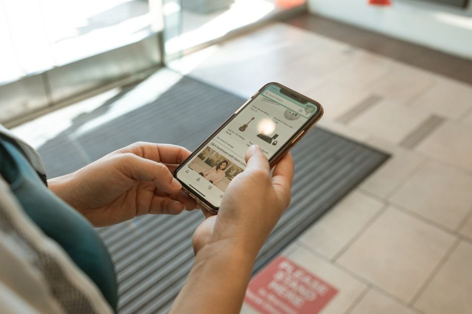 online shopping cart phone