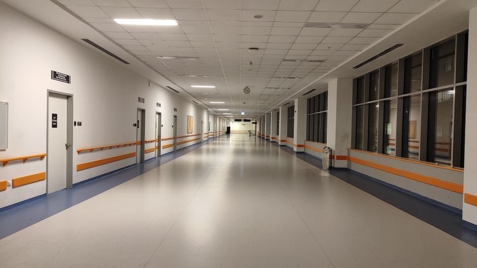 empty clinic hallway